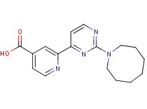 2-(2-azocan-1-ylpyrimidin-4-yl)isonicotinic acid