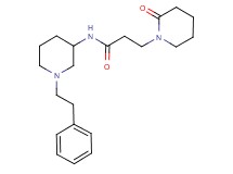 3-(2-oxo-1-piperidinyl)-N-[1-(2-phenylethyl)-3-piperidinyl]propanamide