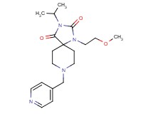 3-isopropyl-1-(2-methoxyethyl)-8-(4-pyridinylmethyl)-1,3,8-triazaspiro[4.5]decane-2,4-dione