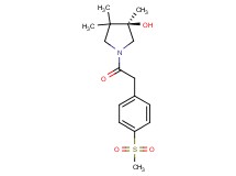(3R)-3,4,4-trimethyl-1-{[4-(methylsulfonyl)phenyl]acetyl}-3-pyrrolidinol
