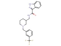 N-({1-[3-(trifluoromethyl)benzyl]-3-piperidinyl}methyl)-1H-indazole-3-carboxamide