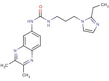 N-(2,3-dimethylquinoxalin-6-yl)-N'-[3-(2-ethyl-1H-imidazol-1-yl)propyl]urea