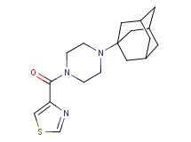 1-(1-adamantyl)-4-(1,3-thiazol-4-ylcarbonyl)piperazine