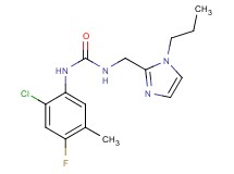 N-(2-chloro-4-fluoro-5-methylphenyl)-N'-[(1-propyl-1H-imidazol-2-yl)methyl]urea