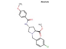 methyl (4R)-1-(4-chlorobenzyl)-4-[(4-methoxybenzoyl)amino]-L-prolinate