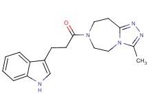 7-[3-(1H-indol-3-yl)propanoyl]-3-methyl-6,7,8,9-tetrahydro-5H-[1,2,4]triazolo[4,3-d][1,4]diazepine
