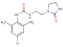 N-(4-chloro-2,6-dimethylphenyl)-N'-[2-(2-oxoimidazolidin-1-yl)ethyl]urea