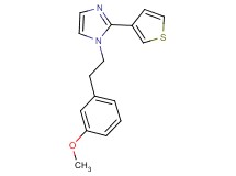 1-[2-(3-methoxyphenyl)ethyl]-2-(3-thienyl)-1H-imidazole