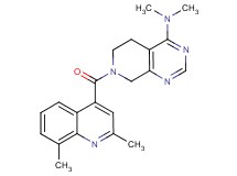 7-[(2,8-dimethylquinolin-4-yl)carbonyl]-N,N-dimethyl-5,6,7,8-tetrahydropyrido[3,4-d]pyrimidin-4-amine