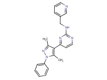 4-(3,5-dimethyl-1-phenyl-1H-pyrazol-4-yl)-N-(3-pyridinylmethyl)-2-pyrimidinamine