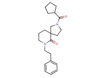 2-(cyclopentylcarbonyl)-7-(2-phenylethyl)-2,7-diazaspiro[4.5]decan-6-one