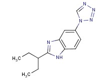 2-(1-ethylpropyl)-5-(1H-tetrazol-1-yl)-1H-benzimidazole