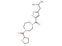 1-[(3-isobutyl-5-isoxazolyl)carbonyl]-4-(tetrahydro-2-furanylcarbonyl)-1,4-diazepane
