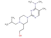 2-{4-[4-(dimethylamino)-5-methylpyrimidin-2-yl]-1-isobutylpiperazin-2-yl}ethanol