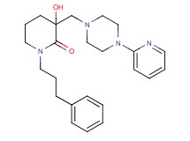 3-hydroxy-1-(3-phenylpropyl)-3-{[4-(2-pyridinyl)-1-piperazinyl]methyl}-2-piperidinone