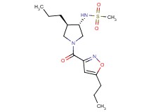 N-{(3S*,4R*)-4-propyl-1-[(5-propyl-3-isoxazolyl)carbonyl]-3-pyrrolidinyl}methanesulfonamide