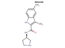 3,5-dimethyl-N-[(3R)-3-pyrrolidinyl]-1H-indole-2-carboxamide hydrochloride