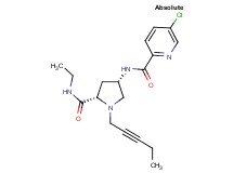 5-chloro-N-{(3S,5S)-5-[(ethylamino)carbonyl]-1-pent-2-yn-1-ylpyrrolidin-3-yl}pyridine-2-carboxamide