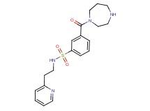 3-(1,4-diazepan-1-ylcarbonyl)-N-(2-pyridin-2-ylethyl)benzenesulfonamide