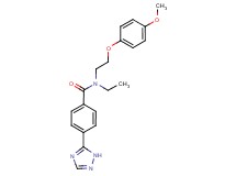 N-ethyl-N-[2-(4-methoxyphenoxy)ethyl]-4-(1H-1,2,4-triazol-5-yl)benzamide