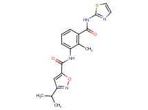 3-isopropyl-N-{2-methyl-3-[(1,3-thiazol-2-ylamino)carbonyl]phenyl}isoxazole-5-carboxamide