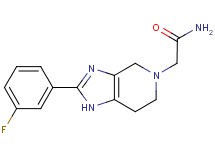 2-[2-(3-fluorophenyl)-1,4,6,7-tetrahydro-5H-imidazo[4,5-c]pyridin-5-yl]acetamide