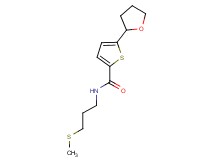 N-[3-(methylthio)propyl]-5-(tetrahydro-2-furanyl)-2-thiophenecarboxamide
