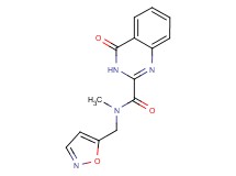 N-(5-isoxazolylmethyl)-N-methyl-4-oxo-3,4-dihydro-2-quinazolinecarboxamide