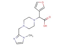 3-furyl{4-[(1-methyl-1H-imidazol-2-yl)methyl]piperazin-1-yl}acetic acid