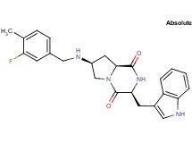 (3S,7S,8aS)-7-[(3-fluoro-4-methylbenzyl)amino]-3-(1H-indol-3-ylmethyl)hexahydropyrrolo[1,2-a]pyrazine-1,4-dione