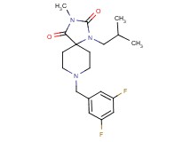8-(3,5-difluorobenzyl)-1-isobutyl-3-methyl-1,3,8-triazaspiro[4.5]decane-2,4-dione