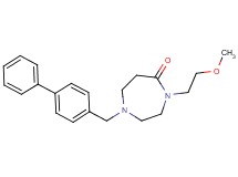 1-(4-biphenylylmethyl)-4-(2-methoxyethyl)-1,4-diazepan-5-one