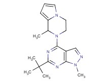 6-tert-butyl-1-methyl-4-(1-methyl-3,4-dihydropyrrolo[1,2-a]pyrazin-2(1H)-yl)-1H-pyrazolo[3,4-d]pyrimidine