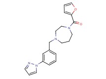 1-(2-furoyl)-4-[3-(1H-pyrazol-1-yl)benzyl]-1,4-diazepane
