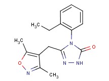 5-[(3,5-dimethylisoxazol-4-yl)methyl]-4-(2-ethylphenyl)-2,4-dihydro-3H-1,2,4-triazol-3-one