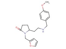 1-(2-furylmethyl)-5-{2-[(4-methoxybenzyl)amino]ethyl}-2-pyrrolidinone