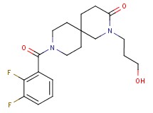 9-(2,3-difluorobenzoyl)-2-(3-hydroxypropyl)-2,9-diazaspiro[5.5]undecan-3-one