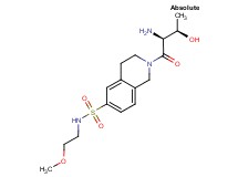 N-(2-methoxyethyl)-2-L-threonyl-1,2,3,4-tetrahydroisoquinoline-6-sulfonamide