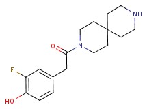 4-[2-(3,9-diazaspiro[5.5]undec-3-yl)-2-oxoethyl]-2-fluorophenol hydrochloride