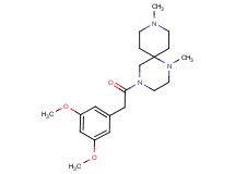 4-[(3,5-dimethoxyphenyl)acetyl]-1,9-dimethyl-1,4,9-triazaspiro[5.5]undecane