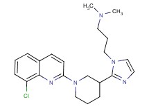 (3-{2-[1-(8-chloroquinolin-2-yl)piperidin-3-yl]-1H-imidazol-1-yl}propyl)dimethylamine