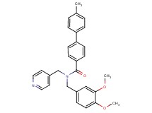 N-(3,4-dimethoxybenzyl)-4'-methyl-N-(4-pyridinylmethyl)-4-biphenylcarboxamide