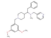 1-[1-(3,5-dimethoxybenzyl)-4-piperidinyl]-N-methyl-2-phenyl-N-(3-pyridinylmethyl)ethanamine