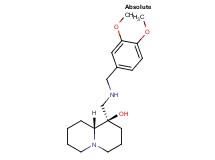 (1R,9aR)-1-{[(3,4-dimethoxybenzyl)amino]methyl}octahydro-2H-quinolizin-1-ol