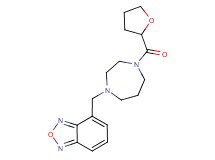 4-{[4-(tetrahydrofuran-2-ylcarbonyl)-1,4-diazepan-1-yl]methyl}-2,1,3-benzoxadiazole