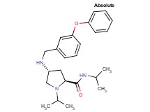 (4R)-N,1-diisopropyl-4-[(3-phenoxybenzyl)amino]-L-prolinamide