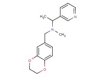 (2,3-dihydro-1,4-benzodioxin-6-ylmethyl)methyl(1-pyridin-3-ylethyl)amine