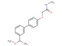2-{[3'-(1-methoxyethyl)biphenyl-4-yl]oxy}-N-methylacetamide