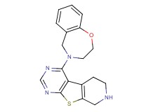 4-(2,3-dihydro-1,4-benzoxazepin-4(5H)-yl)-5,6,7,8-tetrahydropyrido[4',3':4,5]thieno[2,3-d]pyrimidine dihydrochloride