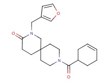 9-(3-cyclohexen-1-ylcarbonyl)-2-(3-furylmethyl)-2,9-diazaspiro[5.5]undecan-3-one